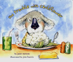 Illustration techniques from The Trouble with Cauliflower.   Tips for young artists about how to use texture in illustrations for children’s book paintings.